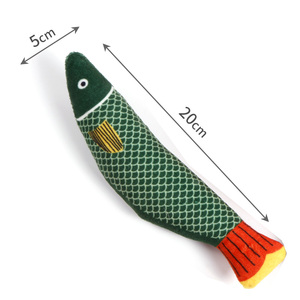Explosión Venta caliente gato mascota juguetes de peluche simulación pescado hierba gatera mariscos pescado masticar mordedura burlas suministros para gatos - Product Image 6