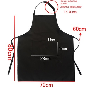 Tabliers <span class=keywords><strong>de</strong></span> <span class=keywords><strong>cuisine</strong></span> unisexe en coton et polyester avec 2 poches, pour chef, écologiques, durables, personnalisables (logo et taille), pour la <span class=keywords><strong>cuisine</strong></span> - Product Image 5