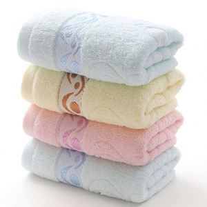 Serviette de toilette et de visage en coton tissé écologique à séchage rapide, personnalisable avec logo, couleur unie, lavable en machine, pour le nettoyage domestique (vente en gros) - Product Image 1