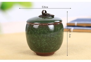 Evde küçük ve orta ölçekli Cremated kediler ve köpekler için evcil hayvan vazosu mühürler seramik <span class=keywords><strong>Urn</strong></span> - Product Image 3