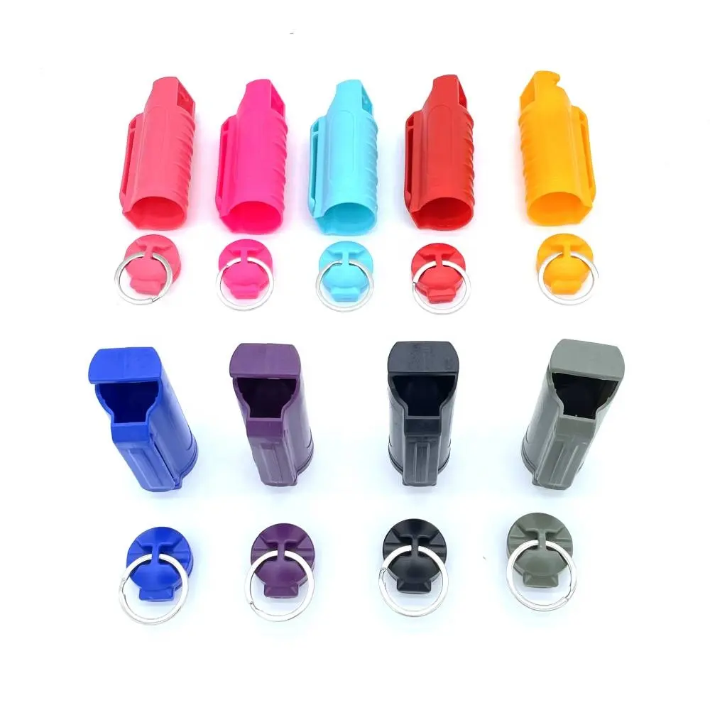 Wholesale Alarm Self Defense Keychain Set Tool Accessories Plastic Shell Product Supplies Self Defense Keychain for Women