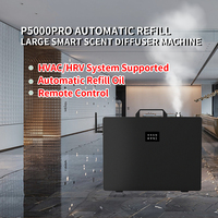 Hôtel commercial professionnel grand espace 10000m ³ HVAC diffuseur d'arôme intelligent sans eau 5000ml Machine de parfum en métal à l'huile essentielle