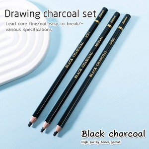 Bo Yi Xuan Art Fournitures Outils De <span class=keywords><strong>Dessin</strong></span> 3 Pcs Papeterie Graphite Crayon Ensemble Pour Croquis Peinture - Product Image 4