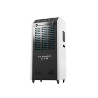 Déshumidificateur industriel Ansmen 156 L/jour avec affichage numérique et minuterie 220V pour l'élimination de l'humidité des sous-sols et des usines