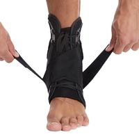 Nouvelle protection de cheville de sport respirante et réglable en néoprène, à lacets, anti-entorse, rééducation, protection professionnelle
