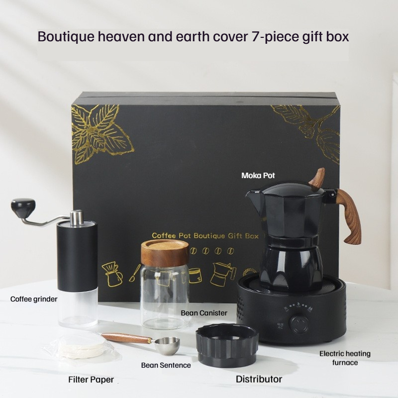 coffret cadeau noir-valve unique-noir sept pièces se