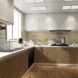 Diseños de Cocina Completos de Madera Maciza de Estilo Moderno, Exclusivamente Personalizables, con Gabinetes Colgantes de Balom 2025 - Product Image 1