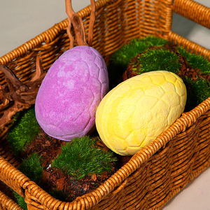 Ducha Spa Piel-Nutritiva Orgánica Fizzy Bubble Vegan Juguete de dinosaurio personalizado dentro de la bomba de baño - Product Image 5