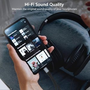 OEM PD 60W Port de charge rapide Type <span class=keywords><strong>C</strong></span> vers Aux Dongle <span class=keywords><strong>C</strong></span>âble USB <span class=keywords><strong>C</strong></span> <span class=keywords><strong>Adaptateur</strong></span> de prise casque Chargeur 2 en 1 USB <span class=keywords><strong>C</strong></span> vers <span class=keywords><strong>adaptateur</strong></span> audio 3.5mm - Product Image 2