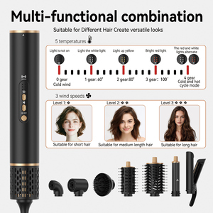Multi-<b>Styler</b> <b>Hair</b> <b>Wrap</b> Multi <b>Hair</b> Styles 8 in 1 <b>Hair</b> <b>Styler</b> BLDC Motor Air Curler 30MM Auto Short Curling Barrels - Product Image 5