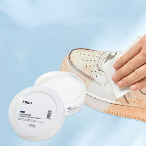 Crema blanca para el cuidado de los zapatos con espuma rica en esponja <span class=keywords><strong>Limpiador</strong></span> de <span class=keywords><strong>zapatillas</strong></span> multifuncional y eliminación de manchas Pasta de limpieza de zapatos - Product Image 4