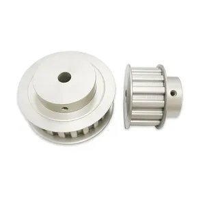 Aço inoxidável alumínio industrial polia para dc motor síncrono polia sincronizada correia tensor polia para máquina de costura