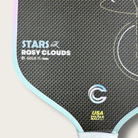 Raquette de pickleball en fibre de carbone thermoformée T700 Gen3 avec noyau en mousse, raquette de pickleball personnalisée, vente en gros sur mesure