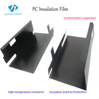 Film en polycarbonate ignifuge Johan PC-HML3 avec support adhésif pour l'isolation électronique et la protection des composants