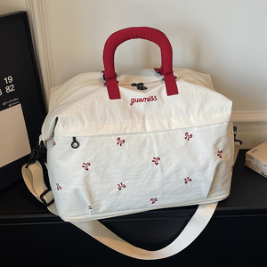 Nouveau Sac de Voyage Unisexe Tendance en Polyester avec Fermeture Éclair, Grande Capacité, Bandoulière et Rangement Multi-usages - Product Image 2