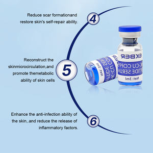 Sérum Anti-Idade Firmador de Peptídeos de Cobre Azul GHK-Cu para Concentrado de Essência Ampoule Atacado - Product Image 4