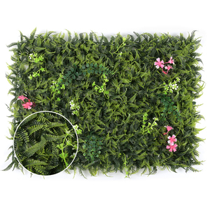 Pannello di <span class=keywords><strong>Siepe</strong></span> Artificiale in Erba Sintetica, Design <span class=keywords><strong>a</strong></span> Parete, 12 Pezzi 20''x20'', Resistente ai Raggi UV, <span class=keywords><strong>Piante</strong></span> Verdi Finte per Decorazione Giardino - Product Image 5