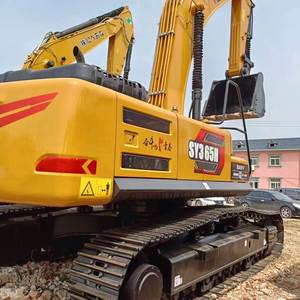 Excavatrice sur chenilles hydraulique SANY SY365H d'occasion, 36 tonnes, 90 % neuve, moteur et boîte de vitesses, équipement de terrassement et de construction - Product Image 6