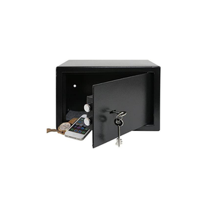 Germany Online Selling Popular Strong Steel Simple Small 20cm Floor Wall Safe <b>Box</b> Furniture Safe with Key <b>Lock</b> 2pcs Keys - Product Image 5