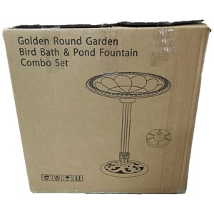 Round Plastic Garden <strong>Pedestal</strong> <strong>Bird</strong> <strong>Bath</strong> Bowl Decorative <strong>Bird</strong> <strong>Bath</strong> for Sale - Product Image 6
