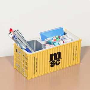 Contenedor de bolígrafo multicolor, contenedor de envío, portalápices para <span class=keywords><strong>escritorio</strong></span>, contenedor personalizado - Product Image 4