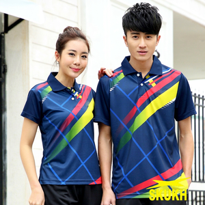 เสื้อเจอร์ซีย์เทเบิลเทนนิสคุณภาพสูงสำหรับผู้ชายไซส์ใหญ่ คอเต่า ปักโลโก้ตามสั่ง ระบายอากาศ แห้งเร็ว 100% 3D - Product Image 1