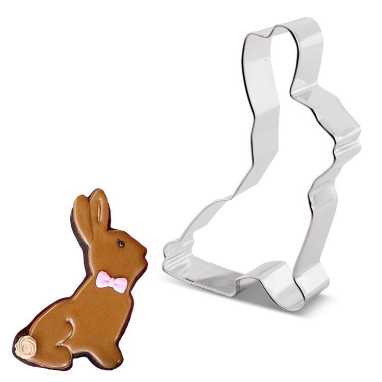 Emporte-pièce lapin argenté