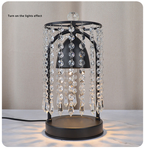 Kim cương trang trí nến điện ấm hơn đèn với bộ đếm thời gian & Dimmable, nến đèn ấm hơn pha lê sáp tan ấm hơn với 2 bóng đèn - Product Image 6