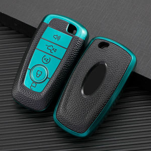 Funda de cuero con textura suave de TPU para llave de coche, carcasa para Ford F150 F250 F350 EXPLORER Mustang, llaveros, llavero, <span class=keywords><strong>bolsa</strong></span> directa de fábrica - Product Image 4