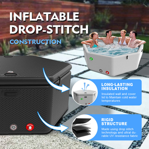 OEM/ODM bak mandi tiup dingin, Kolam renang es besar dengan pompa udara untuk pusat rehabilitasi olahraga - Product Image 3