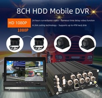 MDVR 8 canaux ST9828-AI 4G GPS WiFi ADAS DMS BSD H.265 CMSV6 12-36V -30 ° C~70 ° Enregistreur mobile C pour flotte de camions et de bus