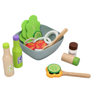 Salade légumes en bois pour enfants, jouet pour garçons et filles, jeu de simulation - Product Image 6