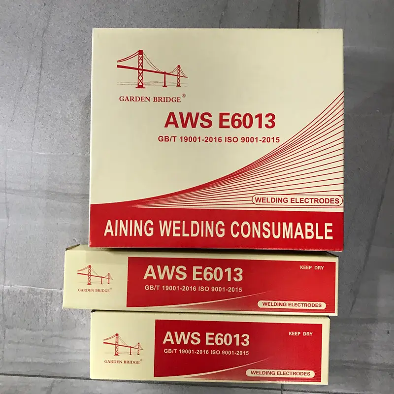 AWS E6013 E7018 Welding Rods / 6013 7018 6011 6010 Great Bridge Brand welding electrodes / Garden Bridge Welding Rod