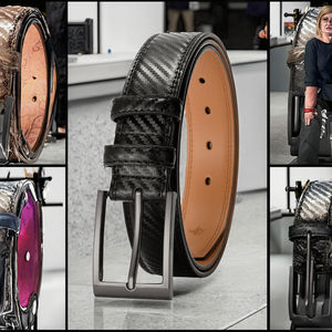 Ceinture Homme Légère en Cuir de Vachette OMJ avec Boucle Ardillon en Alliage, Style Western, Vente en Gros, Deux Couches, Formelle, Vente Directe Usine - Product Image 3