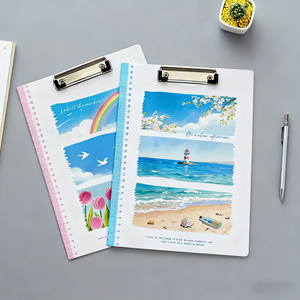 A4 Landscape <strong>Clipboard</strong> with Metal Clip, Hardboard Writing Board for Study, Office, Exam, Drawing, Document Holder, Student - Product Image 3