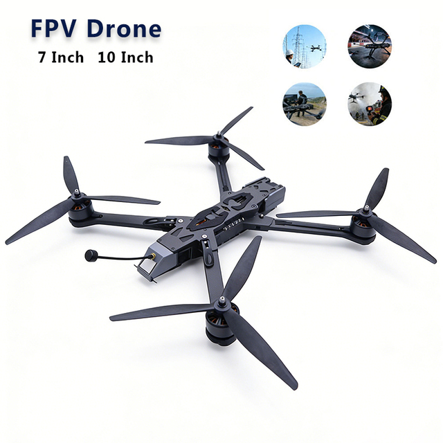 Fpv Racing Drone 3-5 KG Full Set FPV 7 Inch Z10D Drone AI Tracking 8k Professional Camera Racing Racing Longue Distance 10km UAV