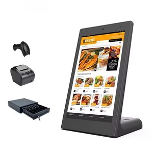 Tablet Android sentuh interaktif Desktop bentuk L, papan reklame 10.1 inci mesin ulasan positif kecil pemutar iklan - Product Image 1