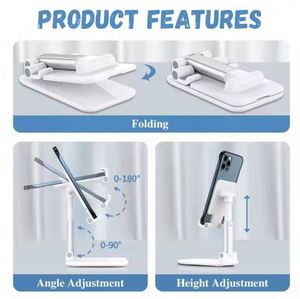 New Logo <b>Desk</b> Promotion Portable Cell <b>Foldable</b> Business Gift Wholesale Phone Holder Stand Custom Promotional Gifts - Product Image 4