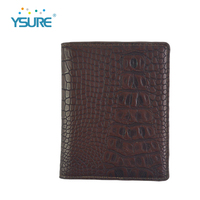 Dompet Paspor Kulit PU Buaya Ramah Lingkungan dengan RFID Blocking, Dompet Kulit Asli untuk Perjalanan, Pria & Wanita