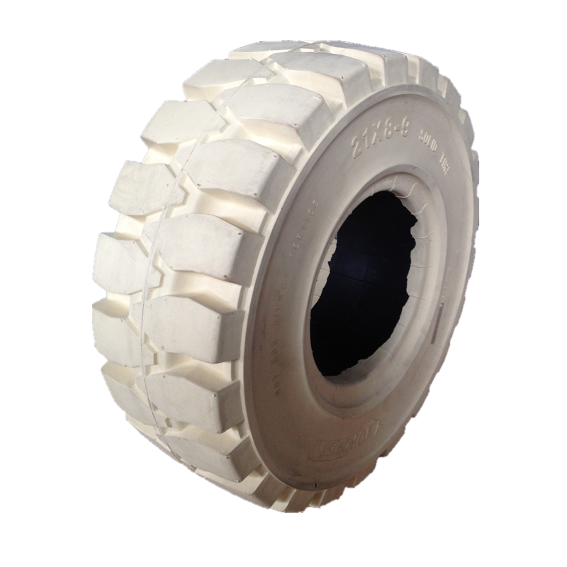 21x8-9  21x8x9  21 8 9 Non-marking White Black Forklift Solid Tire Heavy Duty and Forklift Tyres Wheels Rim Tire