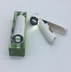 Ручная Лупа 40x с 2 светодиодными лампами ручная Лупа Акриловая линза стеклянная лупа инструмент для ремонта ювелирных изделий - Product Image 4