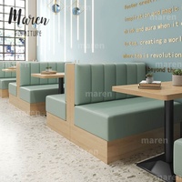 Ensembles de banquettes de restaurant modernes en cuir PU, sièges personnalisés pour salon, supermarché, usage commercial, chaise