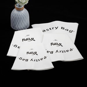 Fournitures de décoration de gâteaux, poche à douille en coton personnalisée réutilisable pour la décoration de gâteaux, crème glacée - Product Image 4