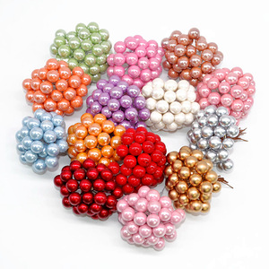 Guirnaldas de perlas artificiales para decoración, caja de tartas de Navidad y boda, 50 unidades - Product Image 1