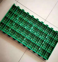 Plancher à lattes en plastique sur mesure pour ferme d'élevage, anti-dérapant, facile à nettoyer, pour l'évacuation du fumier de chèvres et de moutons