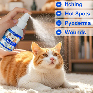 Oimmal 100ml Soin des plaies <span class=keywords><strong>pour</strong></span> animaux de compagnie, soulage les démangeaisons et les irritations cutanées, aide à la cicatrisation des plaies, traitement, <span class=keywords><strong>spray</strong></span> antimicrobien, sans danger <span class=keywords><strong>pour</strong></span> les chats - Product Image 5