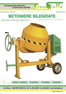 Mezclador de cemento silencioso L360 de fabricación italiana LINO SELLA para construcción de hierro fundido con nueva bomba de motor usada para uso doméstico - Product Image 5