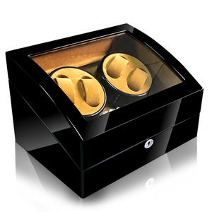 Remontoirs de <span class=keywords><strong>montre</strong></span> automatiques en bois de haute qualité 4 + 6 avec compartiments pour 10 montres boîte de montres de remontoir de haute qualité - Product Image 5