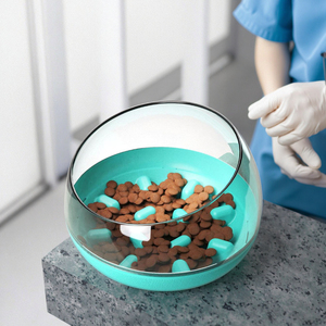 Nuova Ciotola Lusso Eco-Friendly in Plastica per Cani con Giocattolo Integrato, Anti-Soffocamento e Design a Lenta Alimentazione - Product Image 6