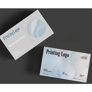 2025 innovata scatola di imballaggio in carta Laser personalizzata per la cura delle lenti a contatto e colore lenti a contatto formato Logo stampato - Product Image 3